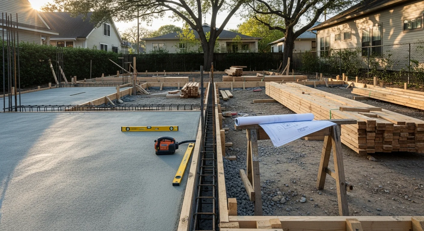 A newly constructed two-story home on a narrow residential lot in The Heights, Houston, with a covered front porch and modern exterior finishes that complement the surrounding historic streetscape. The home sits close to the sidewalk in a tree-lined urban block typical of the Greater Heights area.